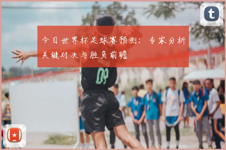 今日世界杯足球赛预测:专家分析关键对决与胜负前瞻